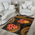 CNMI Polynesian Area Rug - Gold Plumeria - Polynesian Pride