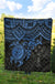 Kosrae Polynesian Premium Quilt - Blue Turtle - Polynesian Pride