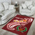 Pohnpei Personalised Area Rug - Pohnpei Seal Polynesian Patterns Plumeria - Polynesian Pride