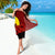 New Caledonia Polynesian Custom Personalised Sarong - Coat Of Arm With Hibiscus - Polynesian Pride