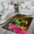 Tonga Polynesian Area Rug - Hibiscus and Banana Leaves - Polynesian Pride