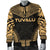 Tuvalu Polynesian Chief Men's Bomber Jacket - Gold Version - Polynesian Pride