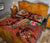 Polynesian Turtle Quilt Bed Set - Tribal Tattoo With Hibiscus Coral - Polynesian Pride