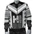 Hawaiian Kanaka Polynesian Men's Bomber Jacket Active White - Polynesian Pride