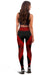 Turtle Polynesian Red Leggings - Diamond Style - Polynesian Pride