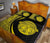 Hawaii Polynesian Pele Mauna Kea Quilt Bed Set Circle Style Yellow - Polynesian Pride