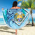 Nauru Beach Blanket - Turtle Under The Sea Style - Polynesian Pride