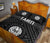 Tahiti Quilt Bed Set - Tahiti Seal In Polynesian Tattoo Style (Black) - Polynesian Pride