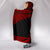 Hawaii Polynesian Hooded Blanket - Hawaii Pride Red Version - Polynesian Pride