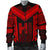 Hawaiian Kanaka Polynesian Men's Bomber Jacket Active Red - Polynesian Pride