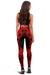 Samoa Women Leggings Polynesian Pattern Red - Polynesian Pride