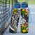 New Caledonia Custom Personalised Hydro Tracking Bottle - Seal Spiral Polynesian Patterns - Polynesian Pride