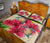 Hawaii Turtle Hibiscus Beige Simple Style - Quilt Bed Set AH - Polynesian Pride