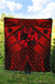 Tonga Polynesian Premium Quilt - Tonga Red Seal with Polynesian tattoo - Polynesian Pride