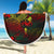 Vanuatu Polynesia Beach Blanket Turtle Hibiscus Reggae - Polynesian Pride