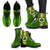 Ireland Celtic Leather Boots - Irish Flag - Polynesian Pride