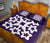 Hawaiian Quilt Bed Set Royal Pattern - Purple - A1 Style - Polynesian Pride