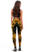 Samoa Women Leggings Polynesian Pattern Gold - Polynesian Pride