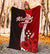 Kosrae Micronesia Premium Blanket - Coat Of Arm With Hibiscus - Polynesian Pride