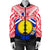 New Caledonia Rugby Women Bomber Jacket Polynesian - Polynesian Pride