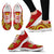 Hawaii Sneakers - Polynesian tentacle Turtle Tattoo (Red) - Polynesian Pride