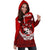 Tonga Polynesian Hoodie Dress - Tonga Coat Of Arms Coconut Tree Women' - Polynesian Pride