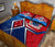 Samoa Quilt Bed Set - Samoa Flag with Polynesian Patterns - Polynesian Pride