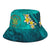 Niue Polynesian Bucket Hat - Manta Ray Ocean - Polynesian Pride