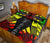 Palau Quilt Bed Set - Palau Seal & Polynesian Reggae Tattoo Style - Polynesian Pride