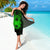 Hawaii Hibiscus Sarong - Harold Turtle - Green - Polynesian Pride