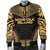 Norfolk Island Polynesian Chief Men's Bomber Jacket - Gold Version - Polynesian Pride