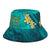 Fiji Polynesian Bucket Hat - Manta Ray Ocean - Polynesian Pride