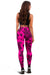 Polynesian Turtle Palm And Sea Pebbles Pink Hawaii Women's Legging AH - Polynesian Pride