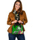 Hawaii Polynesian Shoulder Handbag - Hawaii Seal With Turtle Plumeria (Green) - Polynesian Pride