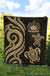 Samoa Premium Quilt - Gold Tentacle Turtle - Polynesian Pride