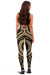 Papua New Guinea Women's Leggings - Gold Tentacle Turtle - Polynesian Pride