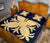 Hawaiian Quilt Bed Set Royal Pattern - Indigo - A2 Style - Polynesian Pride