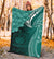 Samoa Premium Blanket - Samoa Seal Wave Style (Green) - Polynesian Pride