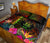 Niue Polynesian Personalised Quilt Bed Set - Hibiscus and Banana Leaves - Polynesian Pride