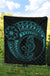 Polynesian Quilt - Polynesian Blue Seahorse Tattoo - Polynesian Pride