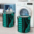 Hawaii Kakau Turquoise Polynesian Laundry Basket AH - Polynesian Pride