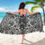 Polynesian Tribal Sarong Black White - Polynesian Pride