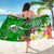 Tahiti Custom Personalised Sarong - Turtle Plumeria (Green) - Polynesian Pride