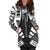 Marshall Islands Hoodie Dress - Polynesian Tattoo Black - Polynesian Pride