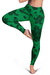 Polynesian Turtle Palm And Sea Pebbles Green Hawaii Women's Leggings AH - Polynesian Pride