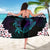 Hawaiian Shark Turtle Plumeria Sarong - Black - Zelda Style - AH - Polynesian Pride