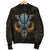 Hawaii Wild Boar Kamapua'a Men's Bomber Jacket - Gold - Hawaiian Mythology Style - Polynesian Pride