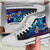 Yap Custom Personalised High Top Shoes Blue - Vintage Tribal Mountain - Polynesian Pride