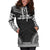 Cook Islands Women's Hoodie Dress - Polynesian Black Chief - Polynesian Pride