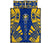 Nauru Quilt Bed Set - Nauru Coat Of Arms & Polynesian Yellow Tattoo Style Art - Polynesian Pride